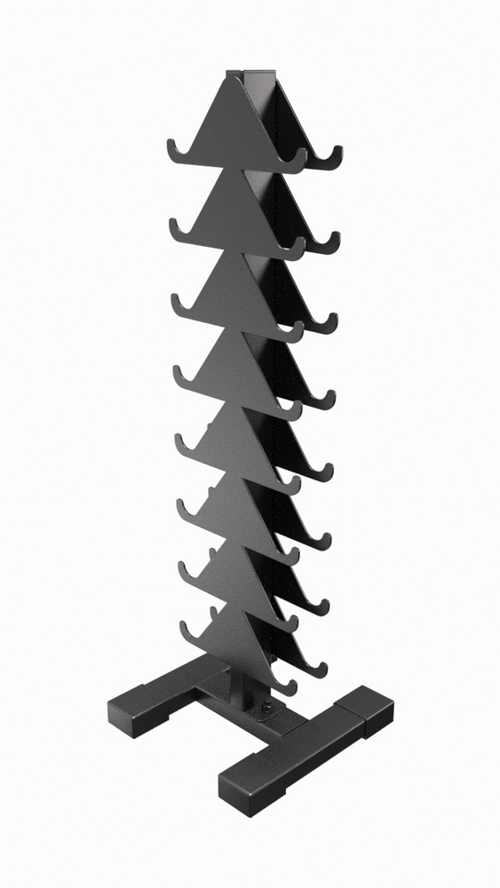 Стойка для гантелей вертикальная на 8 пар (13.402.006)