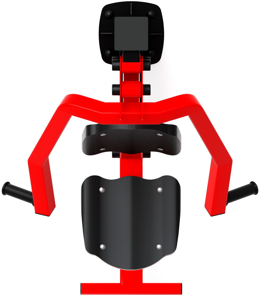 Тренажер уличный ЖИМ ОТ ГРУДИ (красный) СТ 006-11