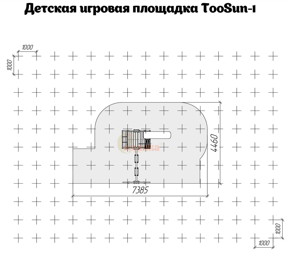 Детская площадка Савушка TooSun 1