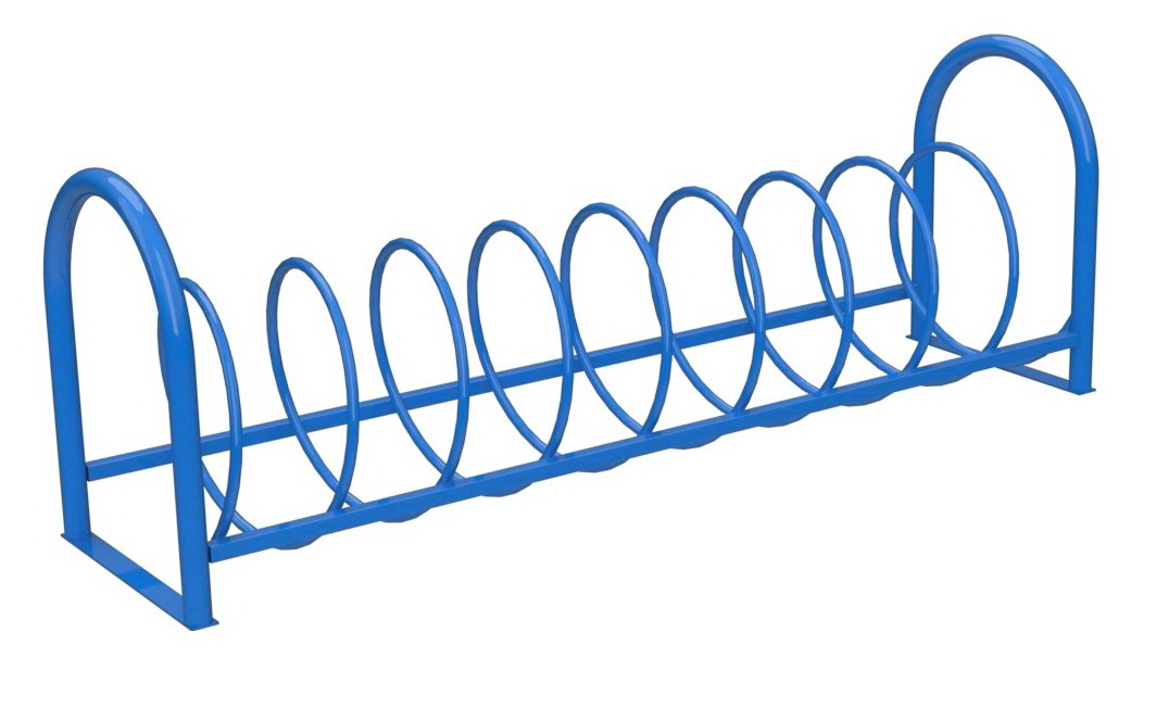Велопарковка Пружина на раме VP30