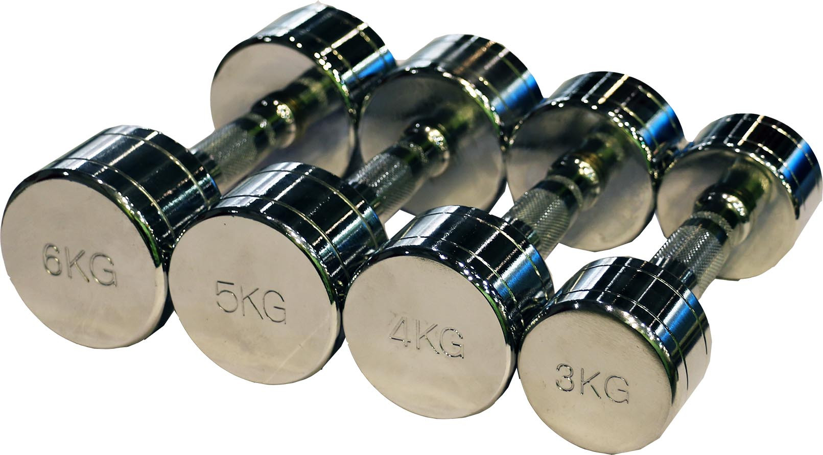 Гантельный ряд 1 кг - 10 кг (10 пар)