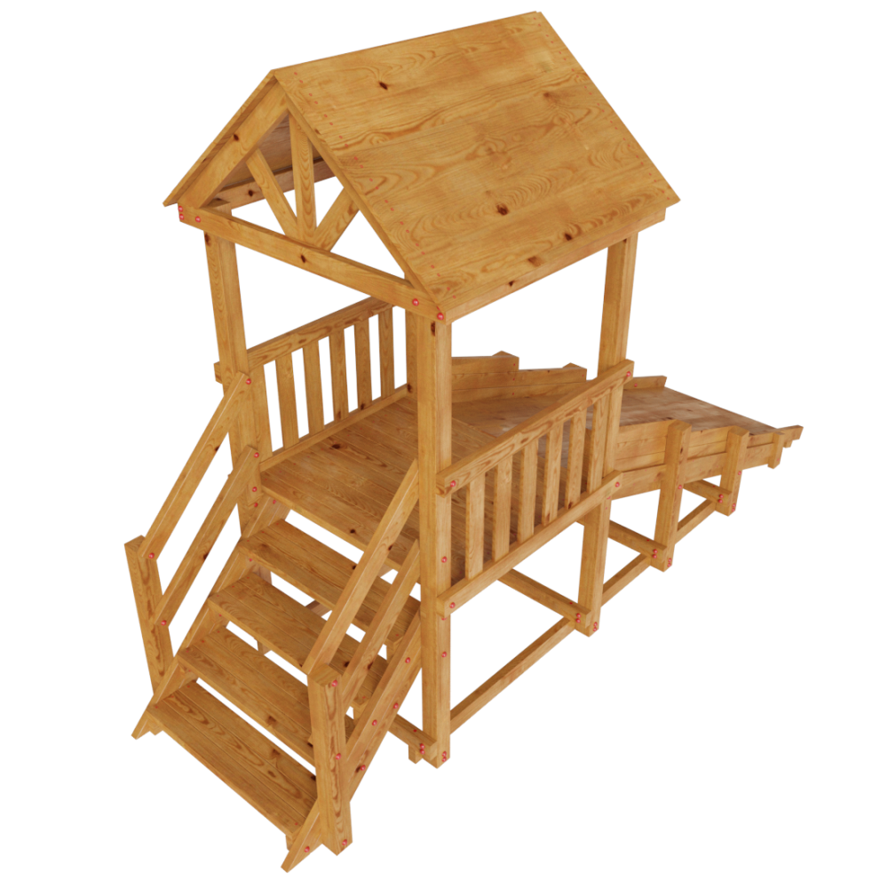 Детская зимняя горка ЯМАЛ Самсон