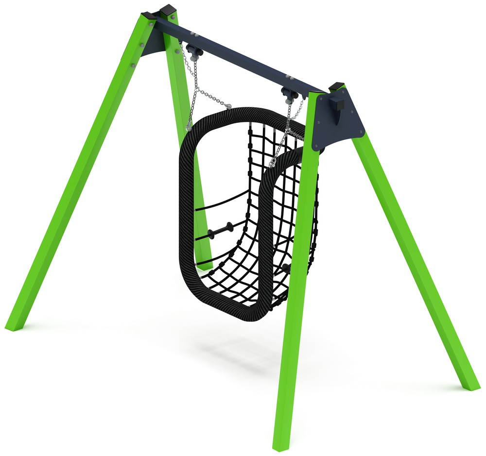 Качели М1 металл ИО 11.М.08.01-02 (зеленый)