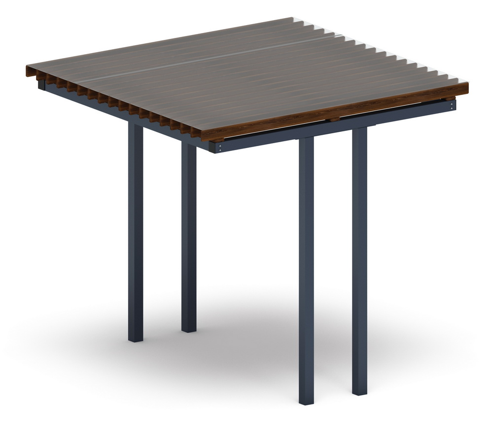 Пергола Тент (прямая) МФ 77.04.01 /с поликарбонатом/