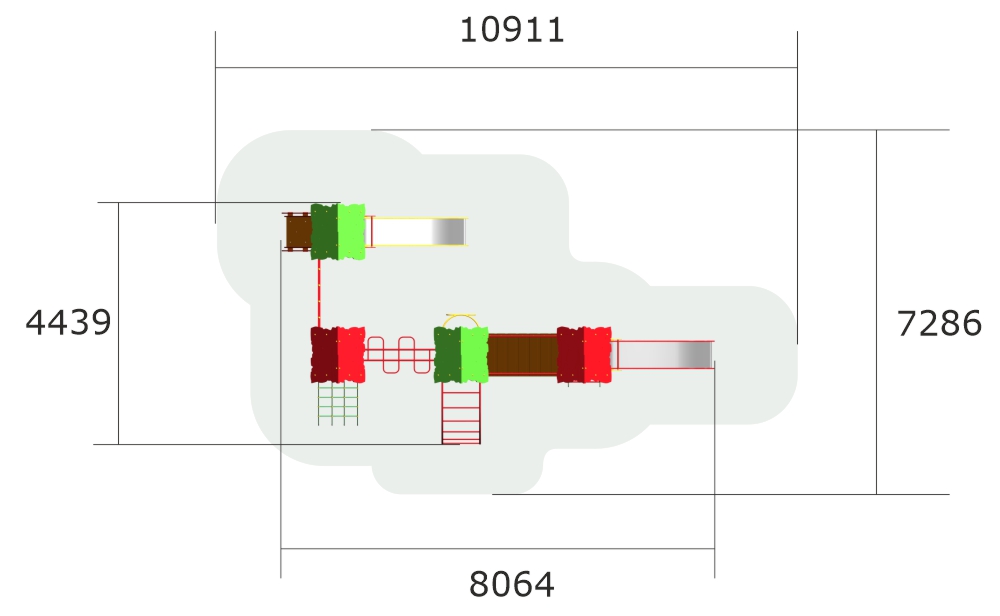 Детский игровой комплекс ZION Ягуар (КД012)