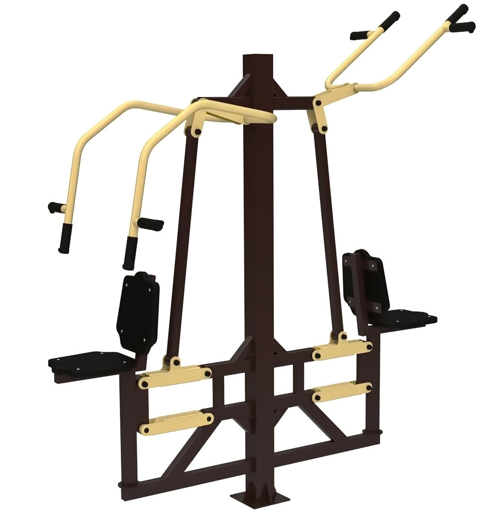 Уличный тренажер жим от груди и вертикальная тяга Air-Gym YT8