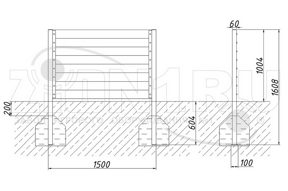 Барьер H=1000 ZION для собак (СПЛ007)