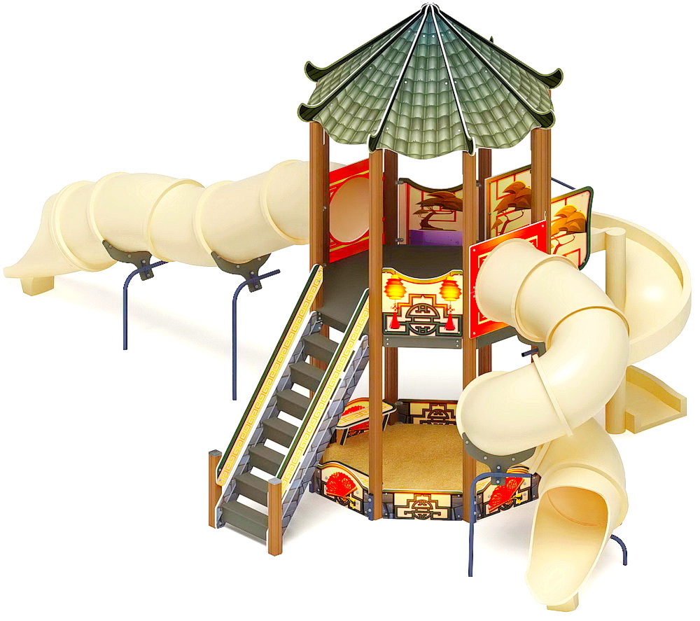 КАРНАВАЛ детский игровой комплекс ДИК 2.22.01-02 (H=2000)