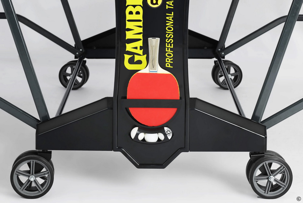 Стол теннисный GAMBLER Graphite 6 Всепогодный с сеткой