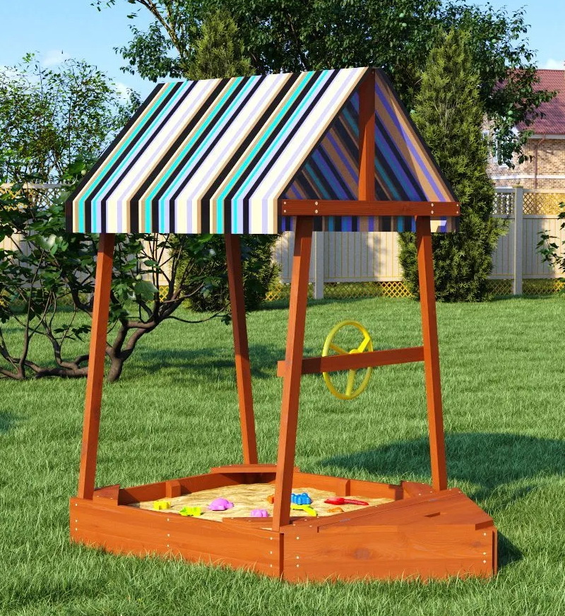 Игровой комплекс Песочный дворик Савушка-5