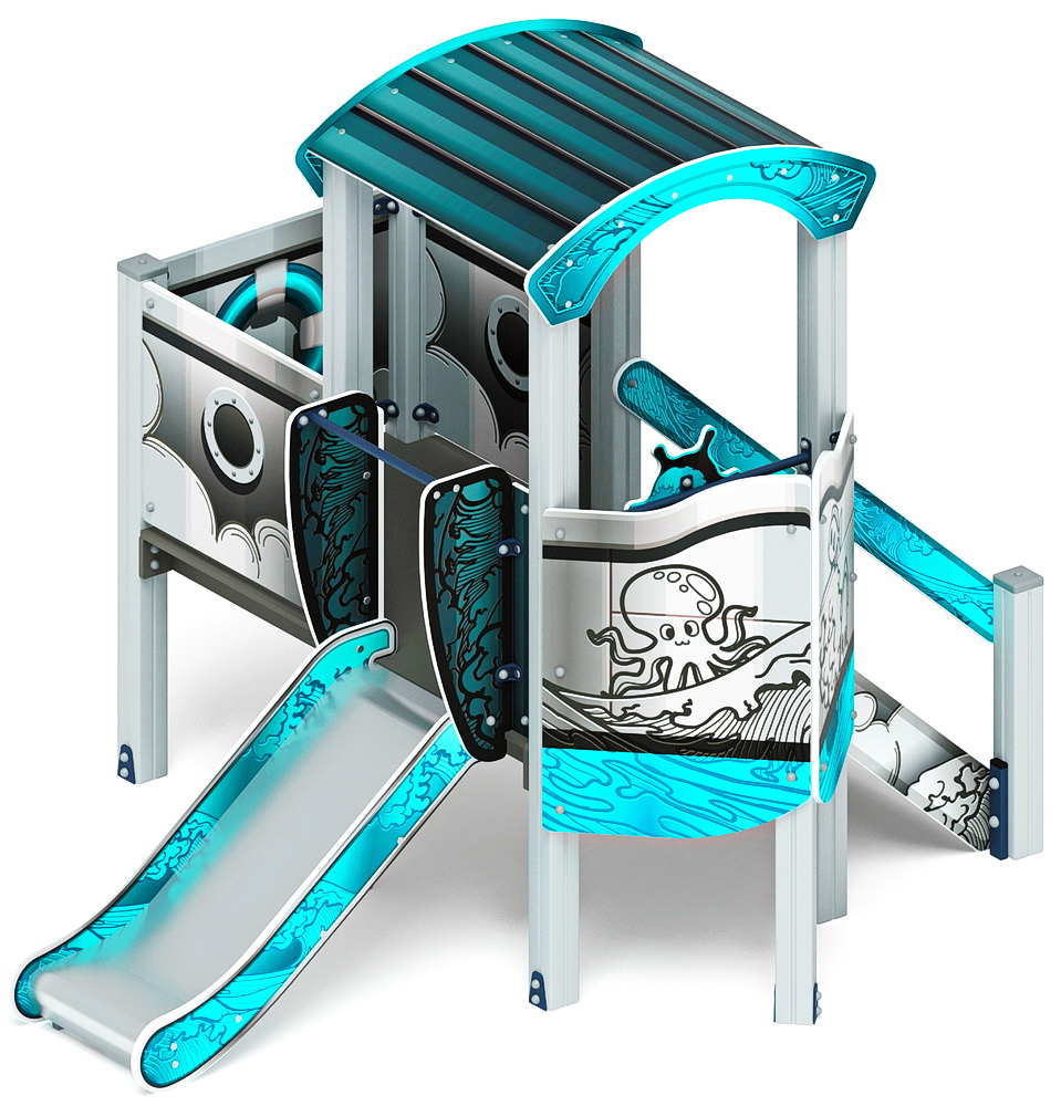 КАТЕРОК игровая форма (горка Н 750) ДИК 1.03.3.01-12