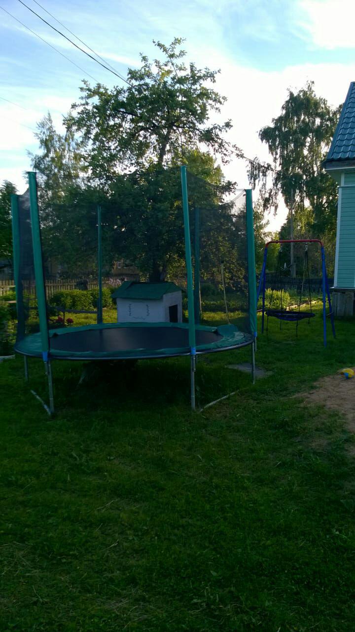 Батут с защитной сеткой "Trampoline 10" футов, 3,0 м (батуты)