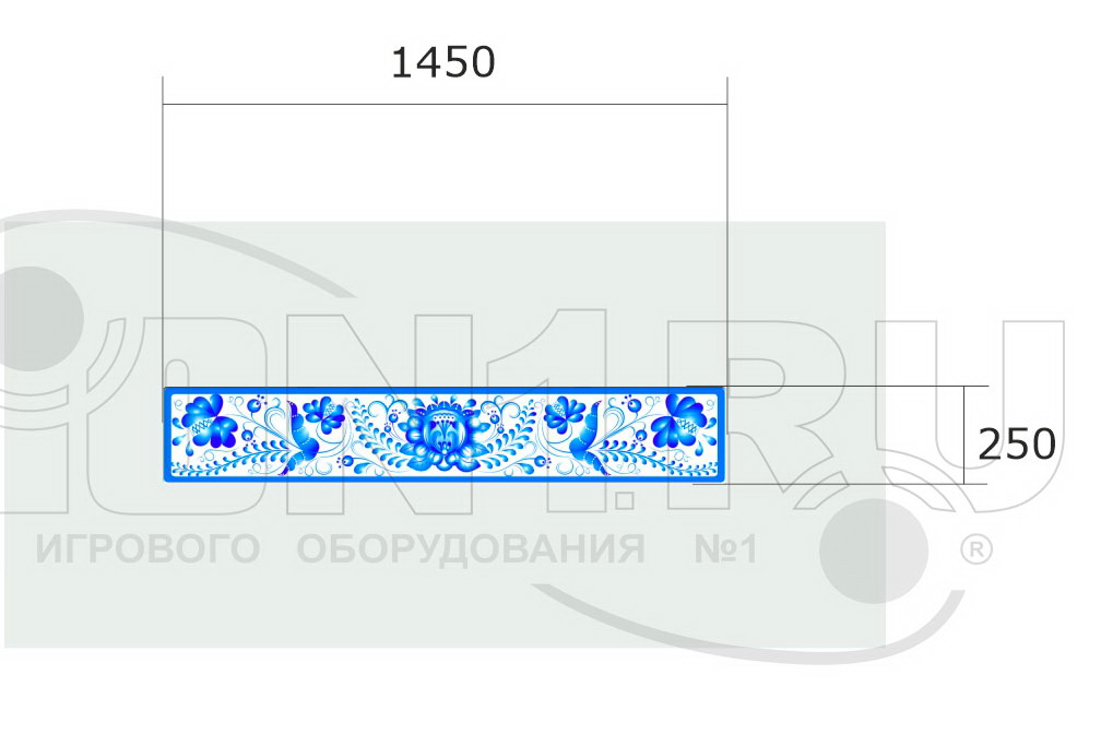 Ящик-скамья ZION для теневых навесов Гжель