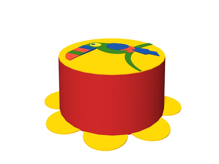 Детская мебель Пуфик ПОПУГАЙ Romana (ДМФ-МК-01.40.00)