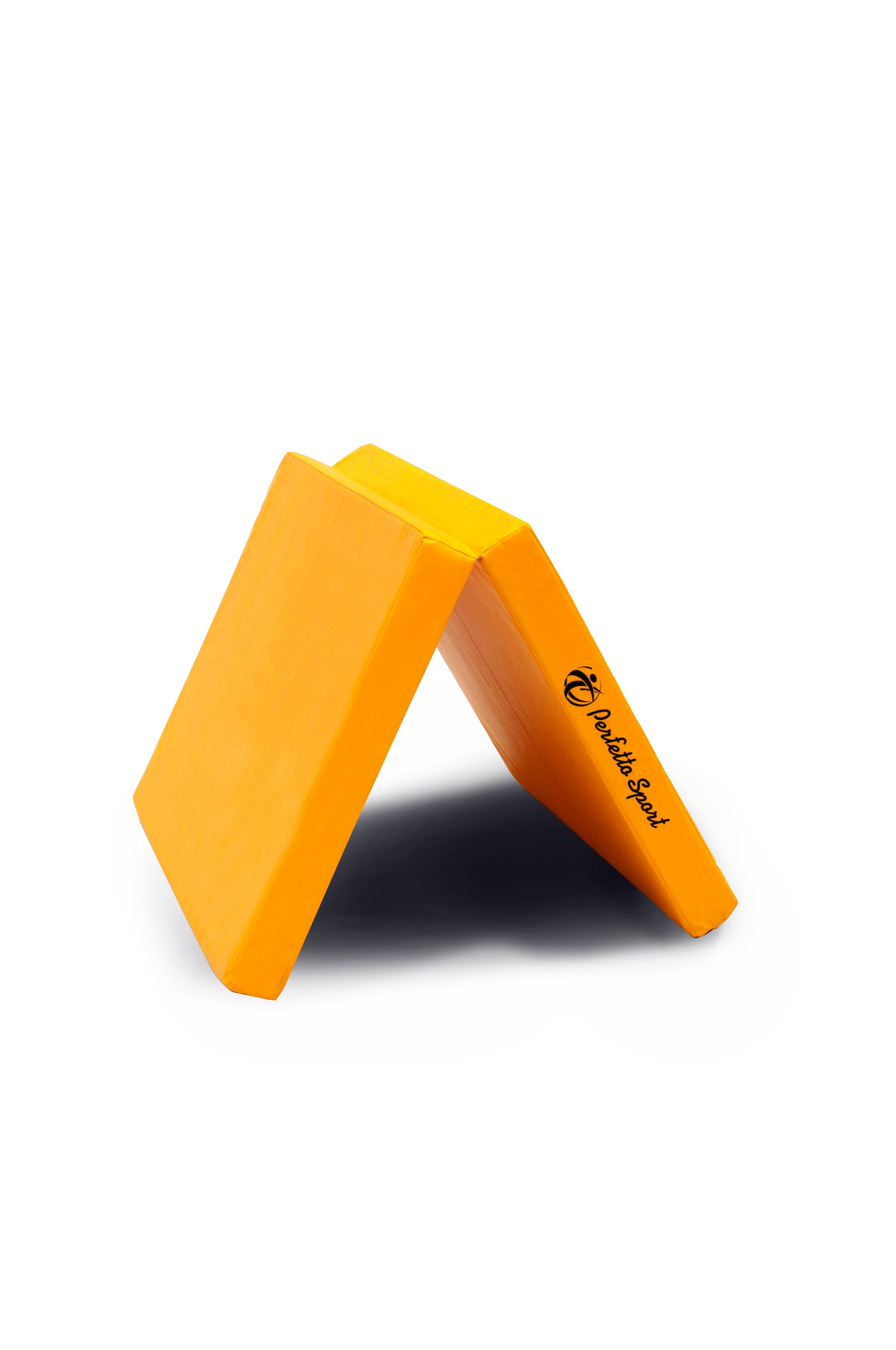 Мат № 8 (100 х 200 х 10) складной 1 сложение PERFETTO SPORT жёлтый