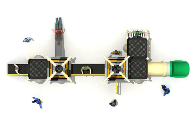 Детская игровая площадка Air-Gym Play Скрипичный ключ WD-YY102, Музыкальная серия