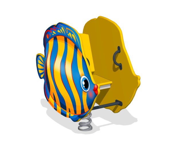 Качалка на пружине для детской площадки Рыбка КБ-25