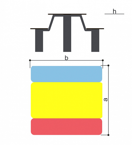 Стол со скамьями (детский) Romana 302.35.00