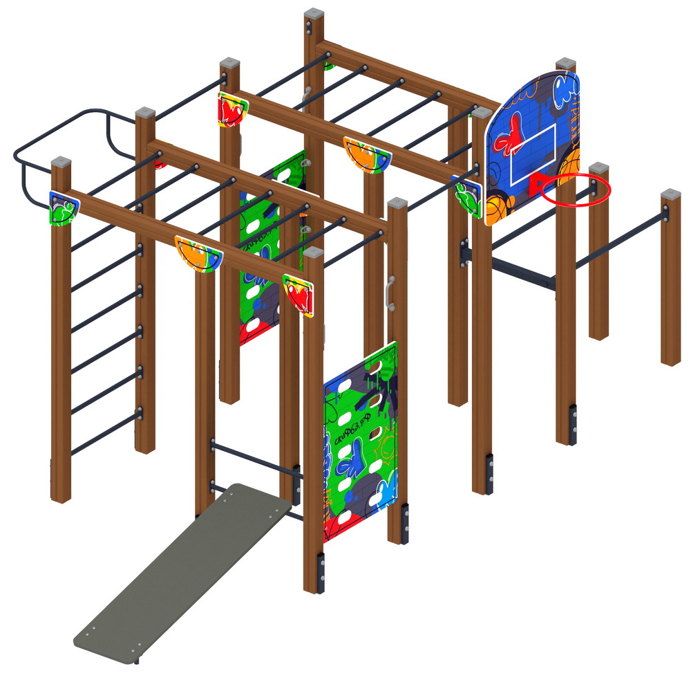 Детская площадка Спортивная серия СК 2.01.04-01