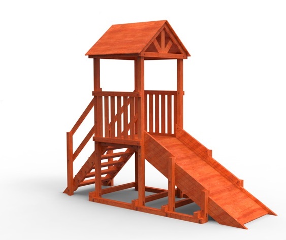 Горка деревянная "Ямал"