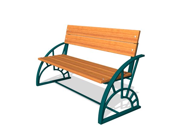 Скамейка парковая ZION ДП14 (СП187)