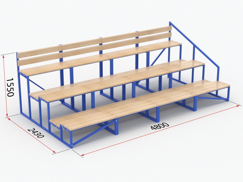 Трибуна модульная, без лестницы (20.004)