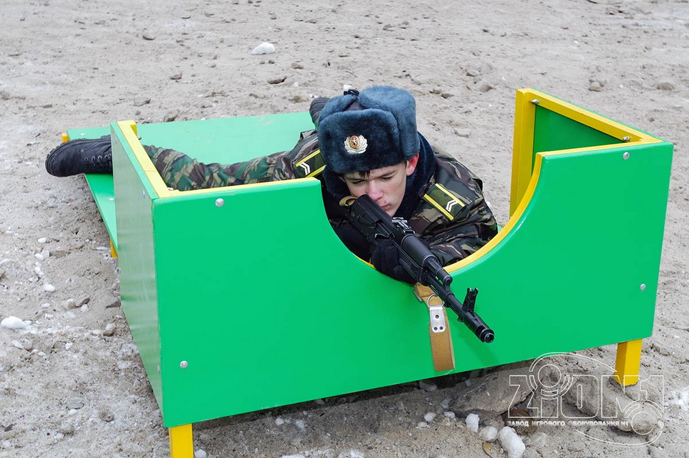 Одиночный окоп ZION для стрельбы и метания гранат (УО007)