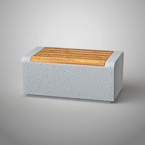 Скамья ОНДА бетонная С-66-100