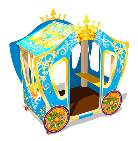 Детский игровой домик ZION Карета У3 (ИМ131)