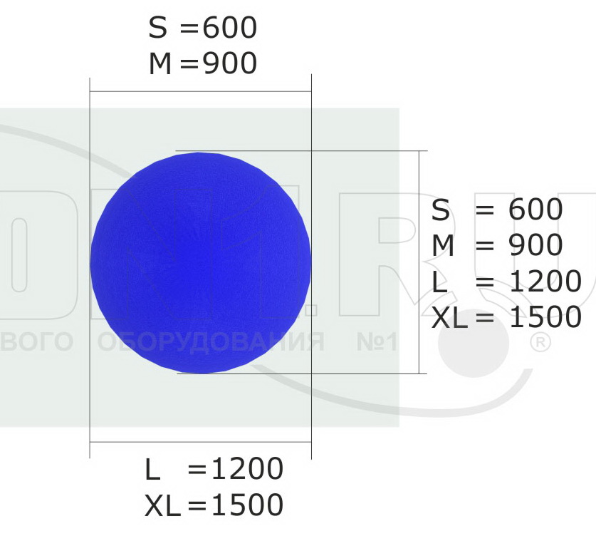 Резиновая фигура ZION Полусфера (для парков и детских площадок)