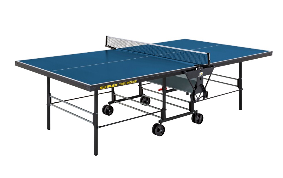 ТЕННИСНЫЙ СТОЛ ТРЕНИРОВОЧНЫЙ SUNFLEX TREU INDOOR (ЗЕЛЕНЫЙ)