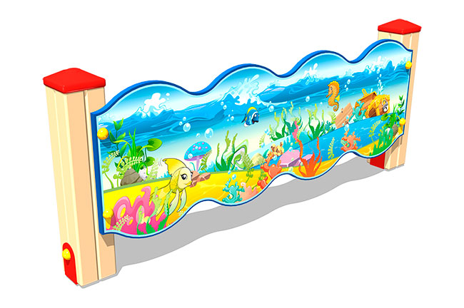 Ограждение детской площадки ZION «Морское царство У2» (ОГД053)