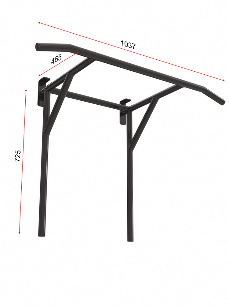 Турник-брусья на шведскую стенку (04.217)