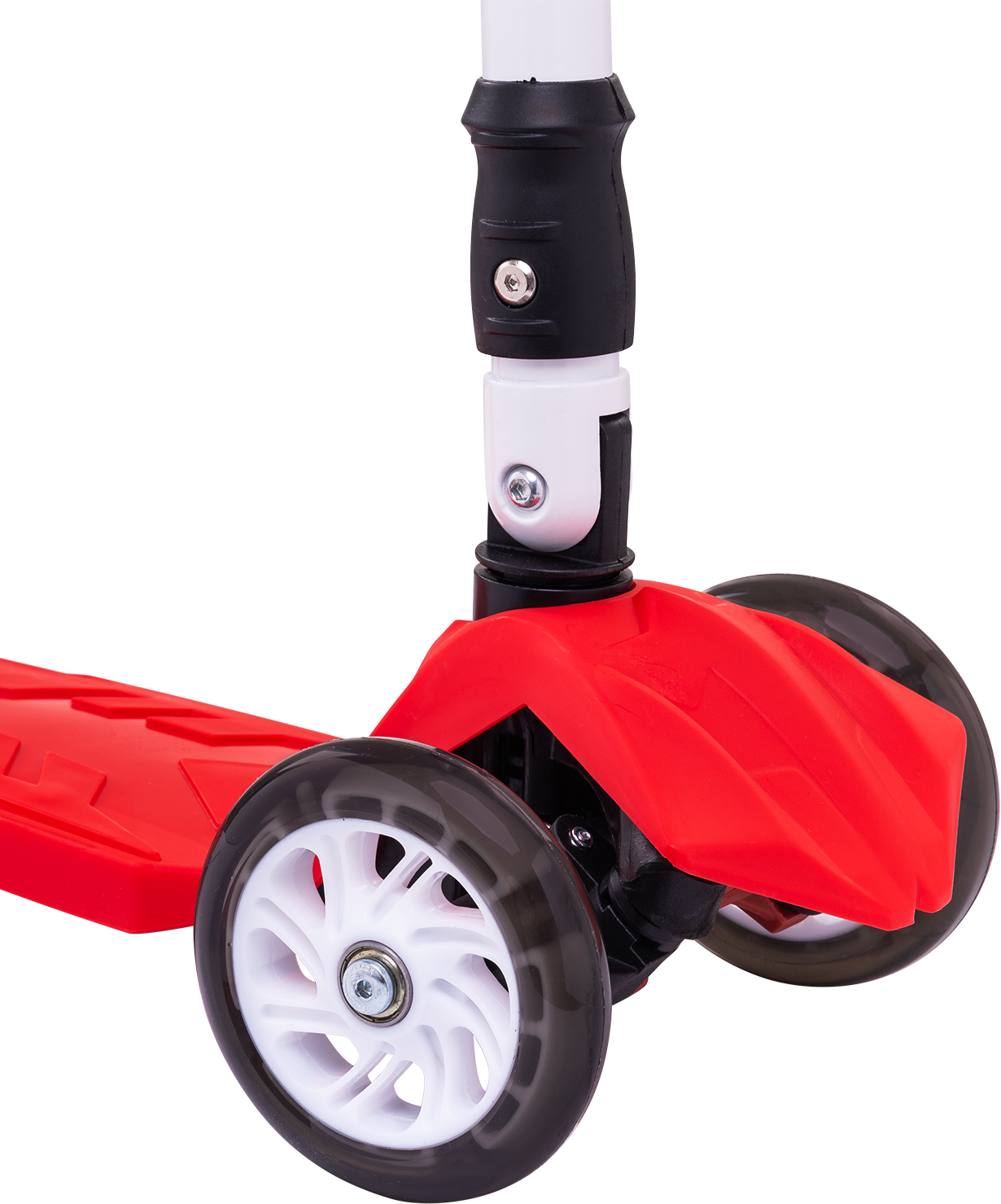 Самокат 3-колесный Smart 3D, 120/80 мм, красный