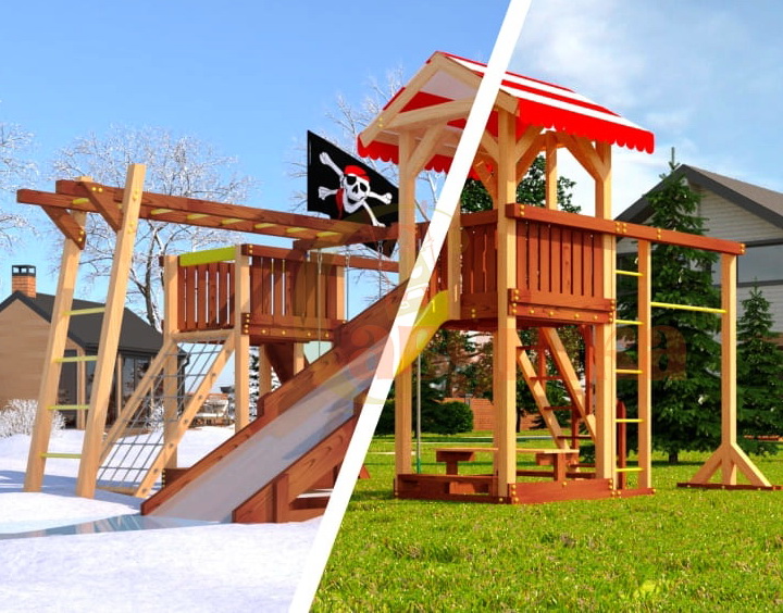 Игровой комплекс Савушка "4 сезона" - 8