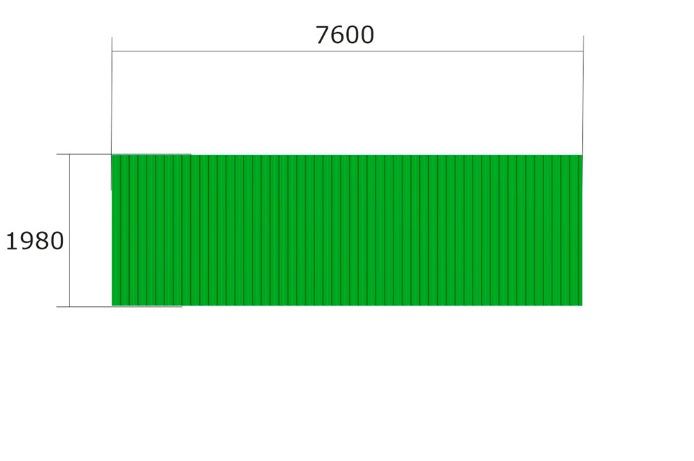 Ограждение мусоросборника ZION 5П (Б051)