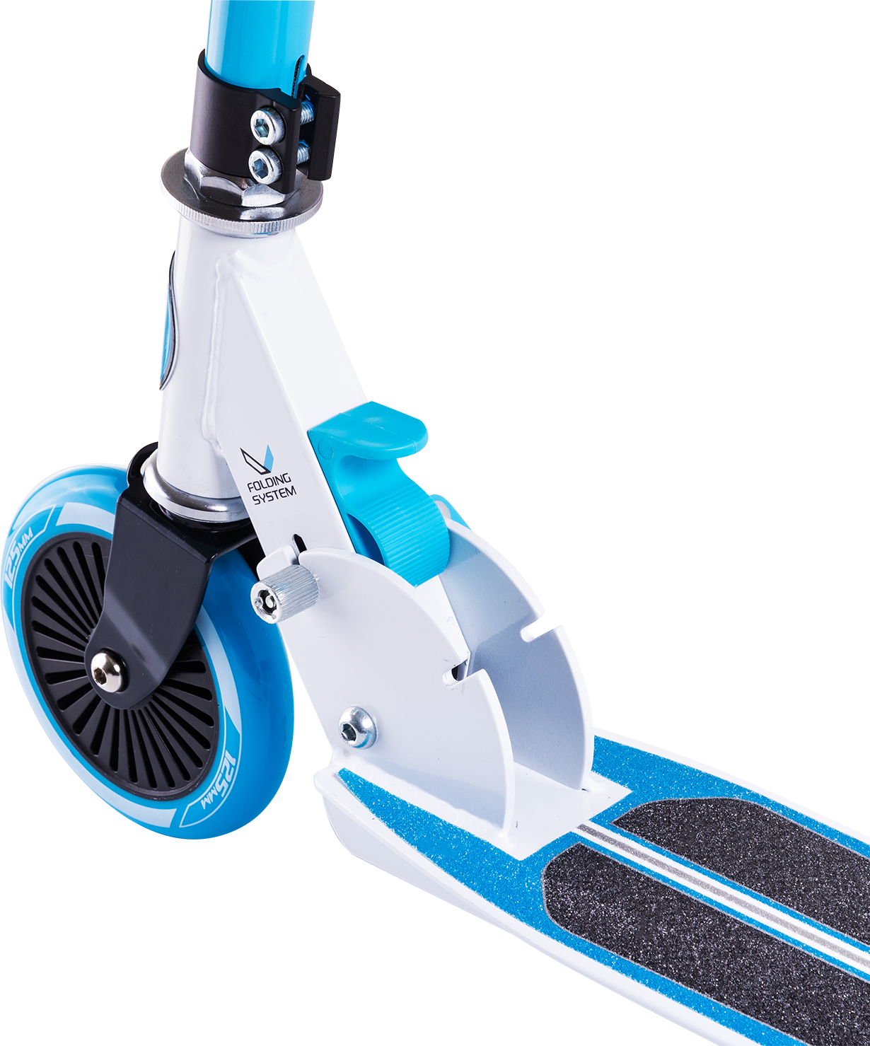 Самокат 2-колесный Rapid 125 мм, синий