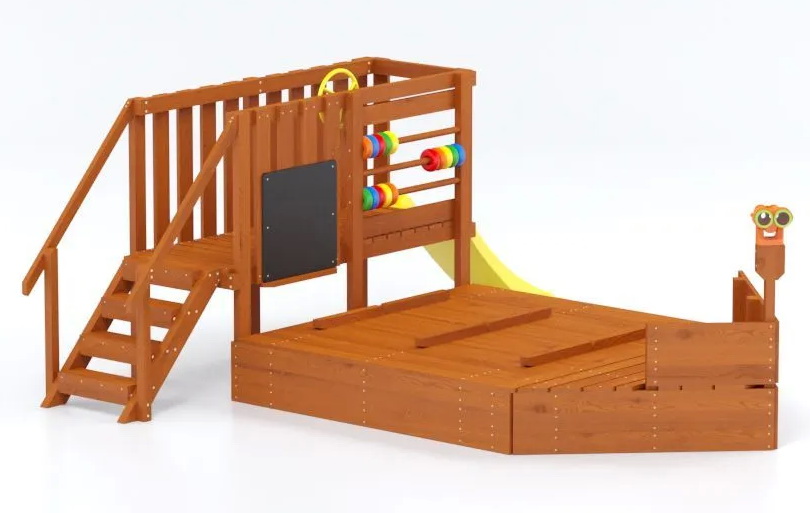 Игровой комплекс Песочный дворик Савушка-4