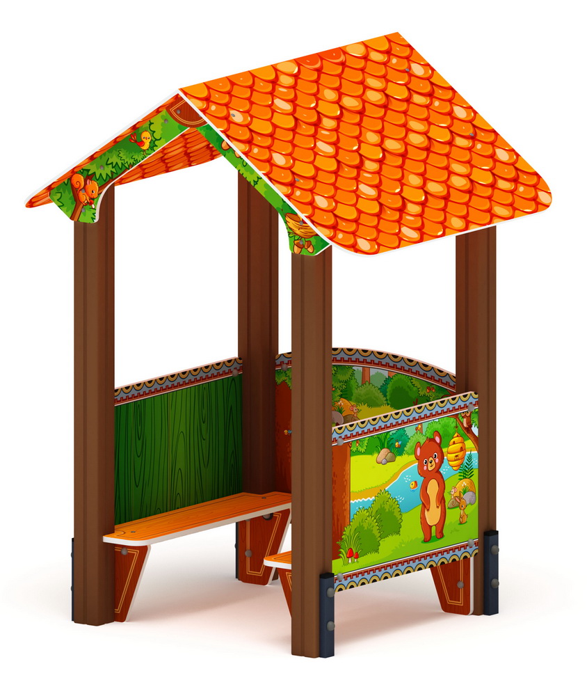ДОМИК МАЛЫЙ 1 (Полянка) для детской площадки МФ 10.01.01-04