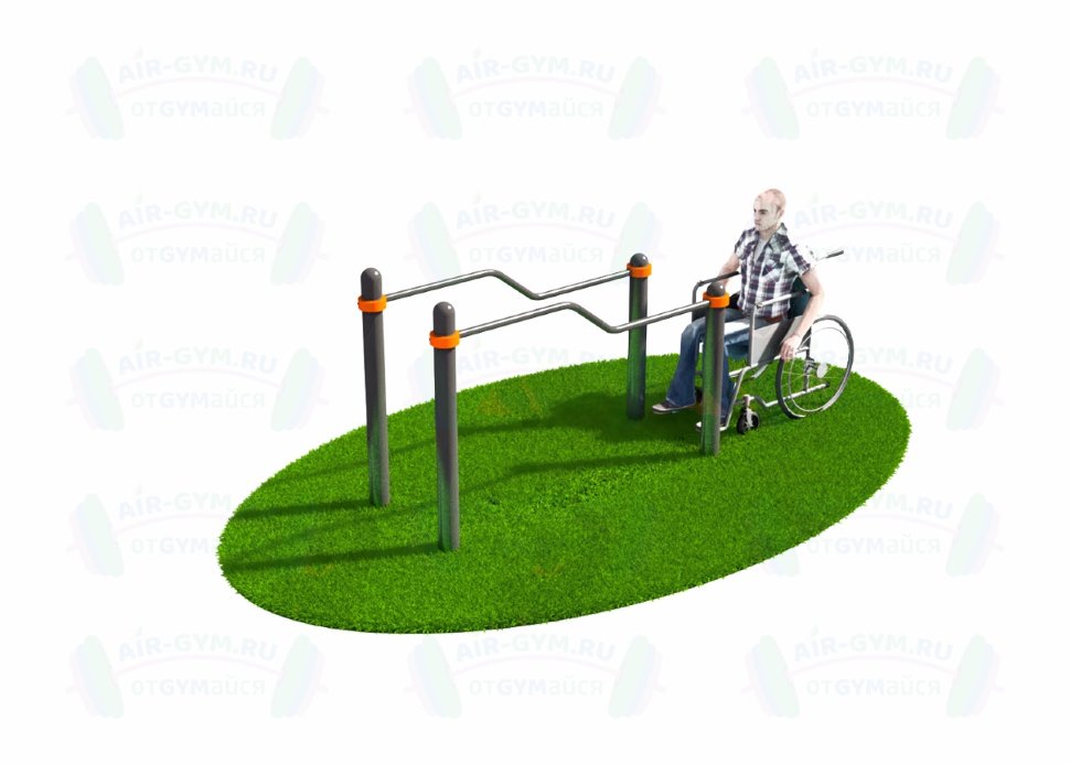 Брусья изогнутые в подъем СВС-119