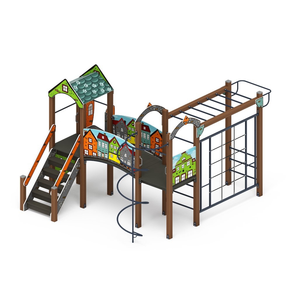 РАДА (Город) детский игровой комплекс ДИК 2.01.2.03-01 (H=1200)