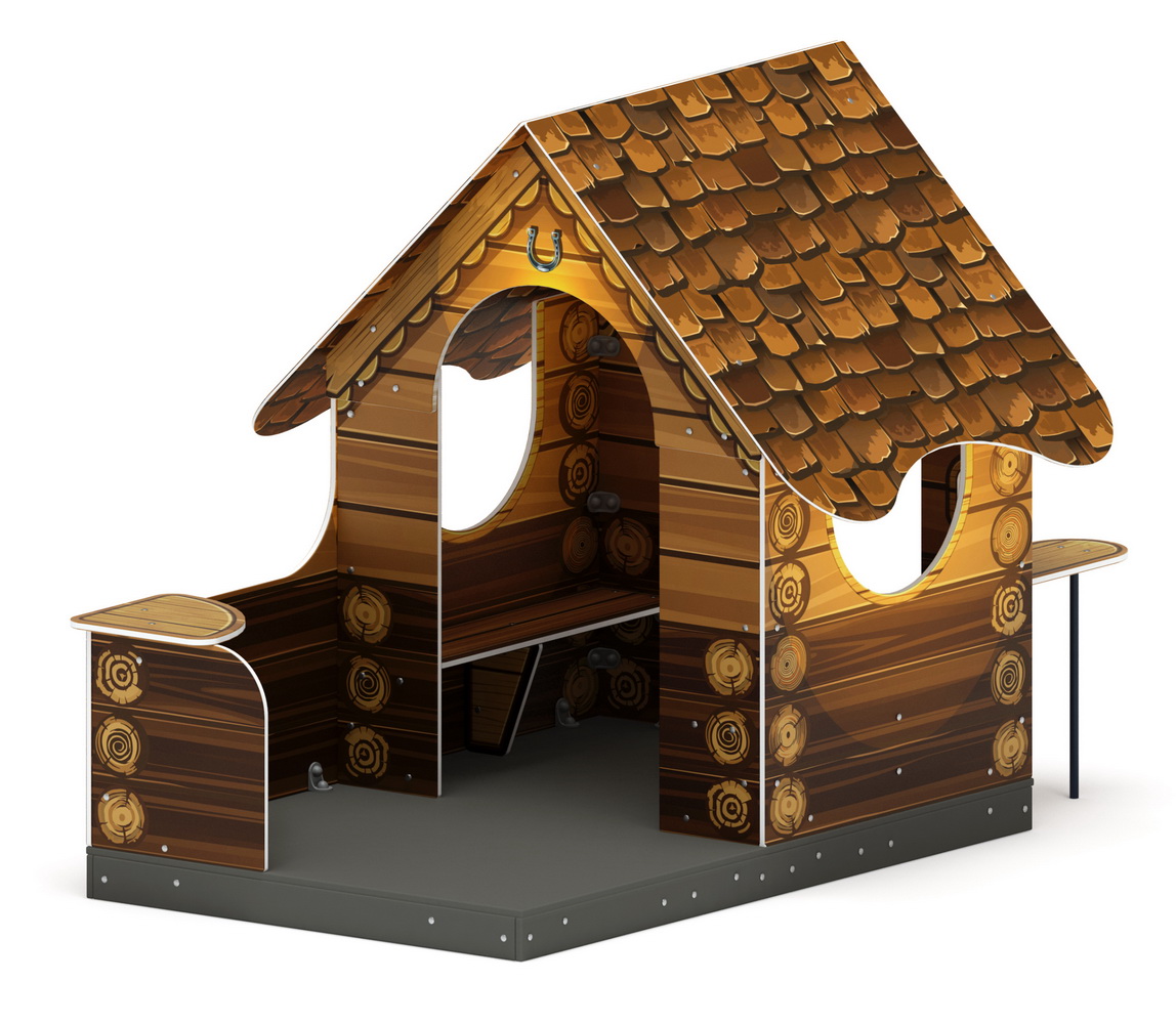 ДОМИК МИНИ тип 3 (Эко) для детской площадки МФ 10.01.12-03