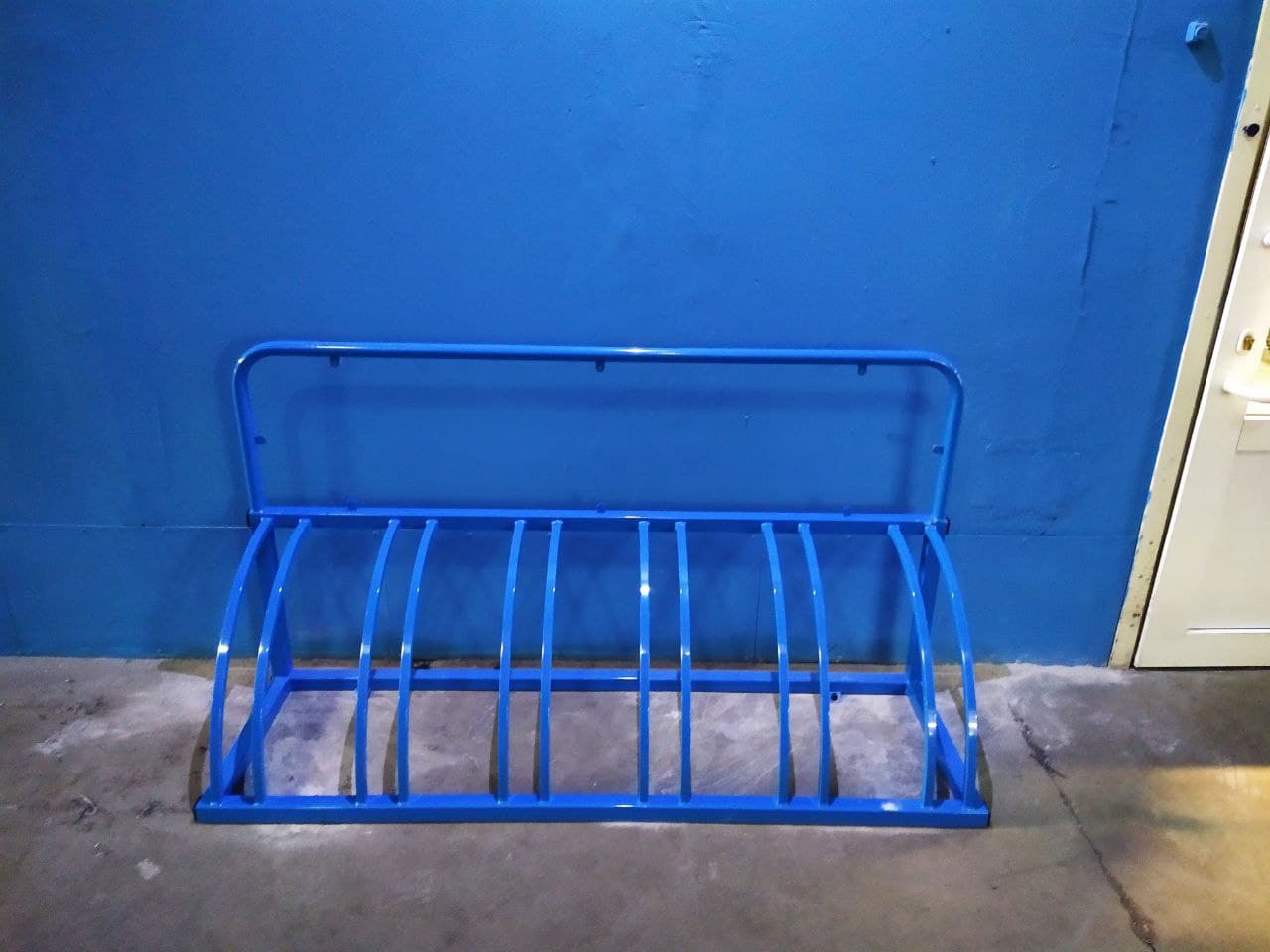 Велопарковка Оптима-1 рекламная на 6 мест