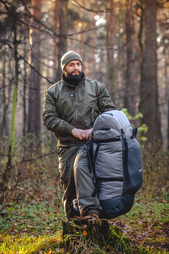 Рюкзак Prival Скаут 70 Серый темно-серый