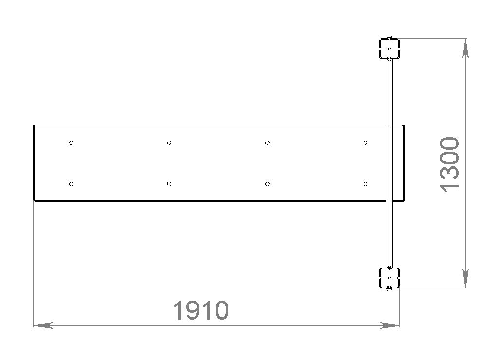 Уличная скамья наклонная START LINE