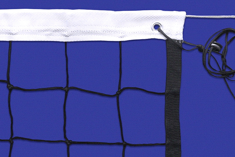 Сетка волейбольная, нить D=3 мм, стальной трос D=3 мм (03.208)