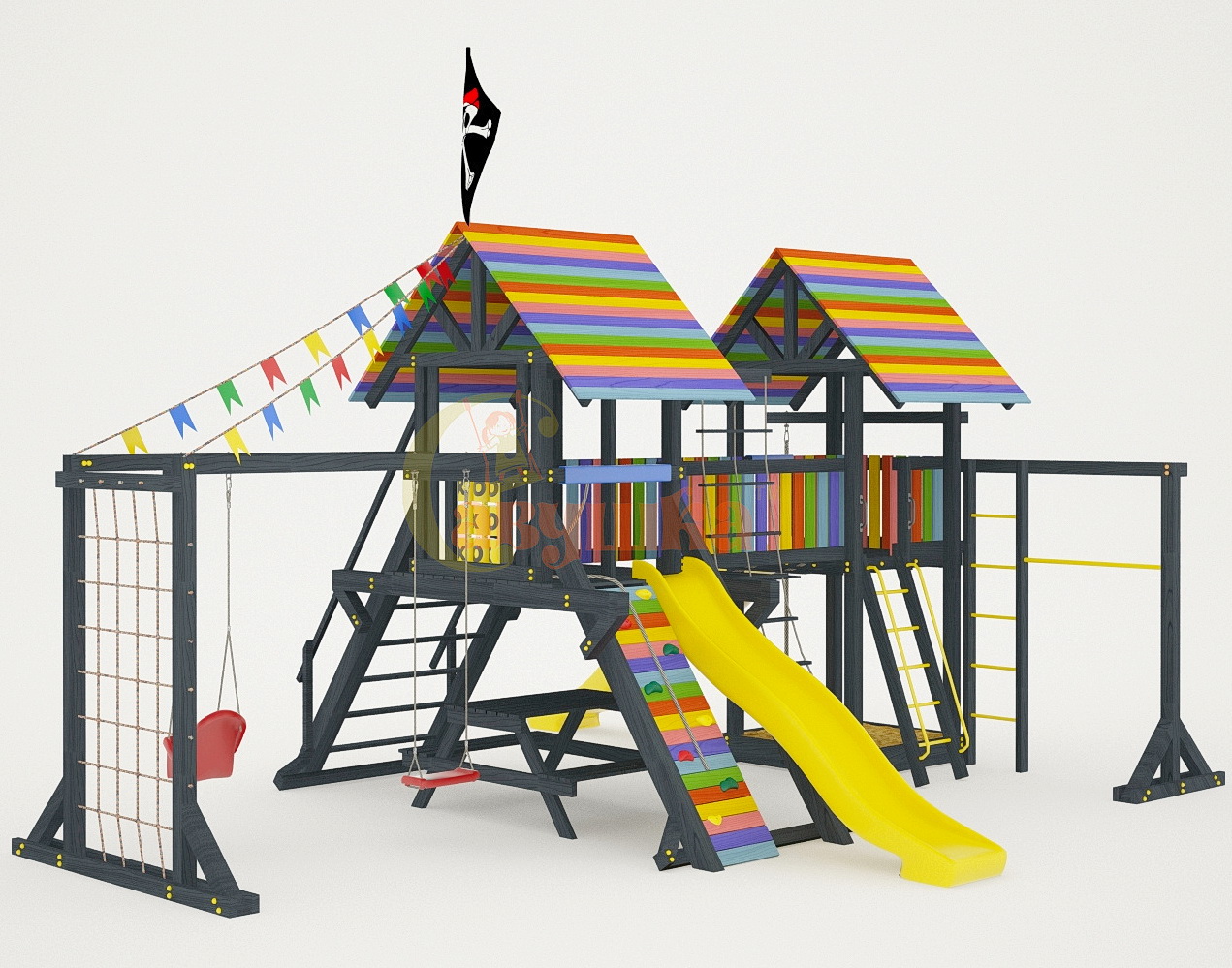 Детская площадка Савушка 1 (Black)
