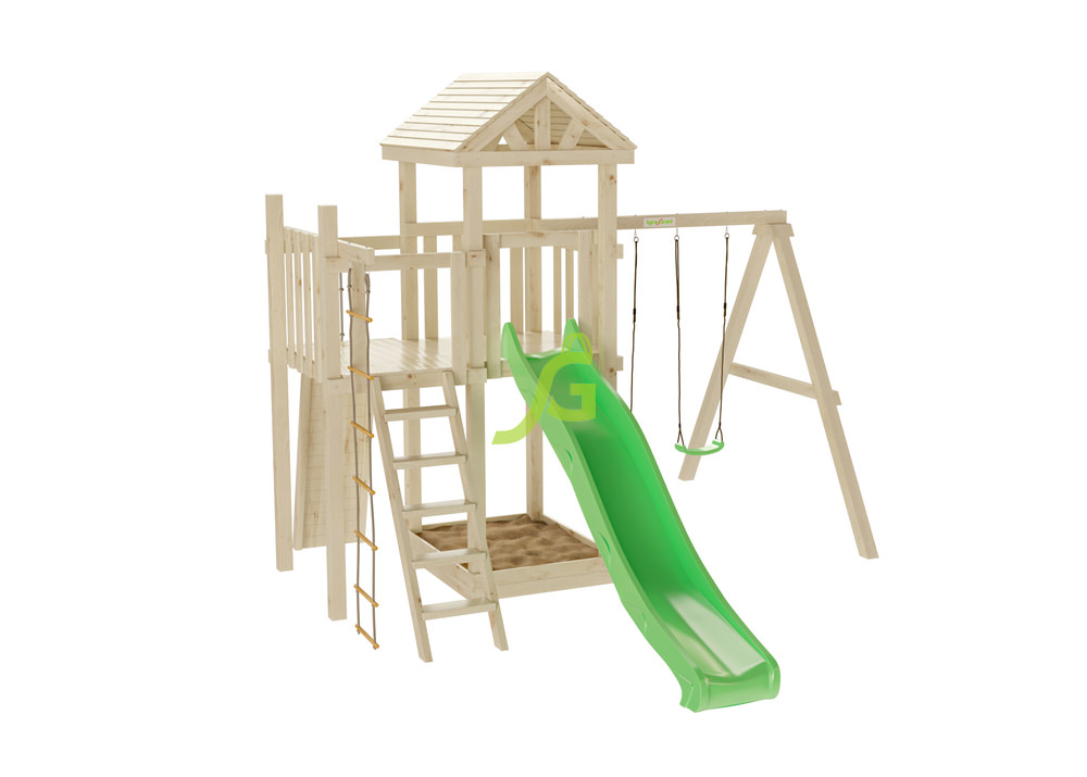 Детская площадка IgraGrad "Большая Панда Фани + скалодром"