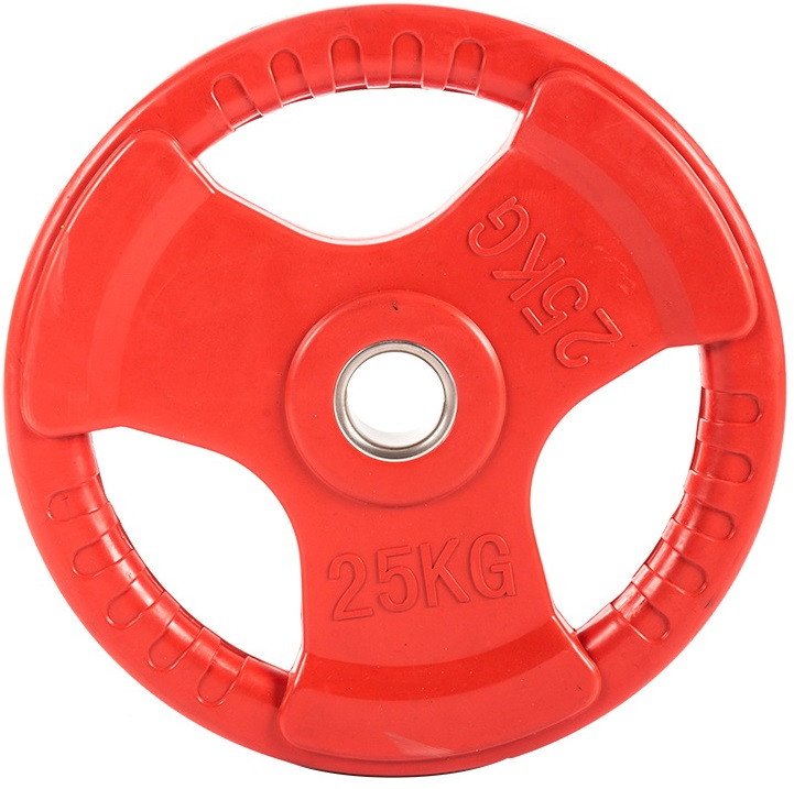 Диск для штанги цветной обрезиненный D-51, 25 кг