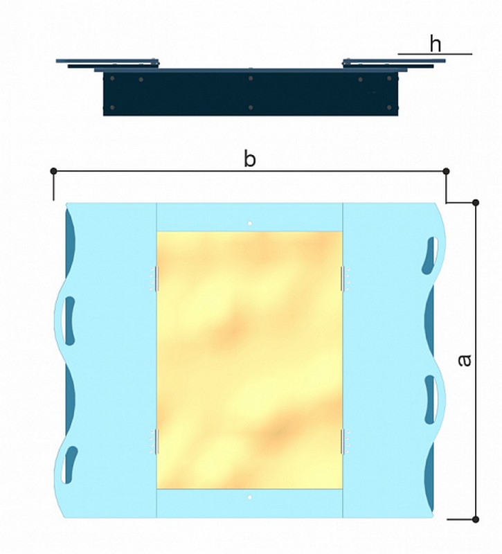Песочница с крышкой БАБОЧКИ Romana 057.36.00